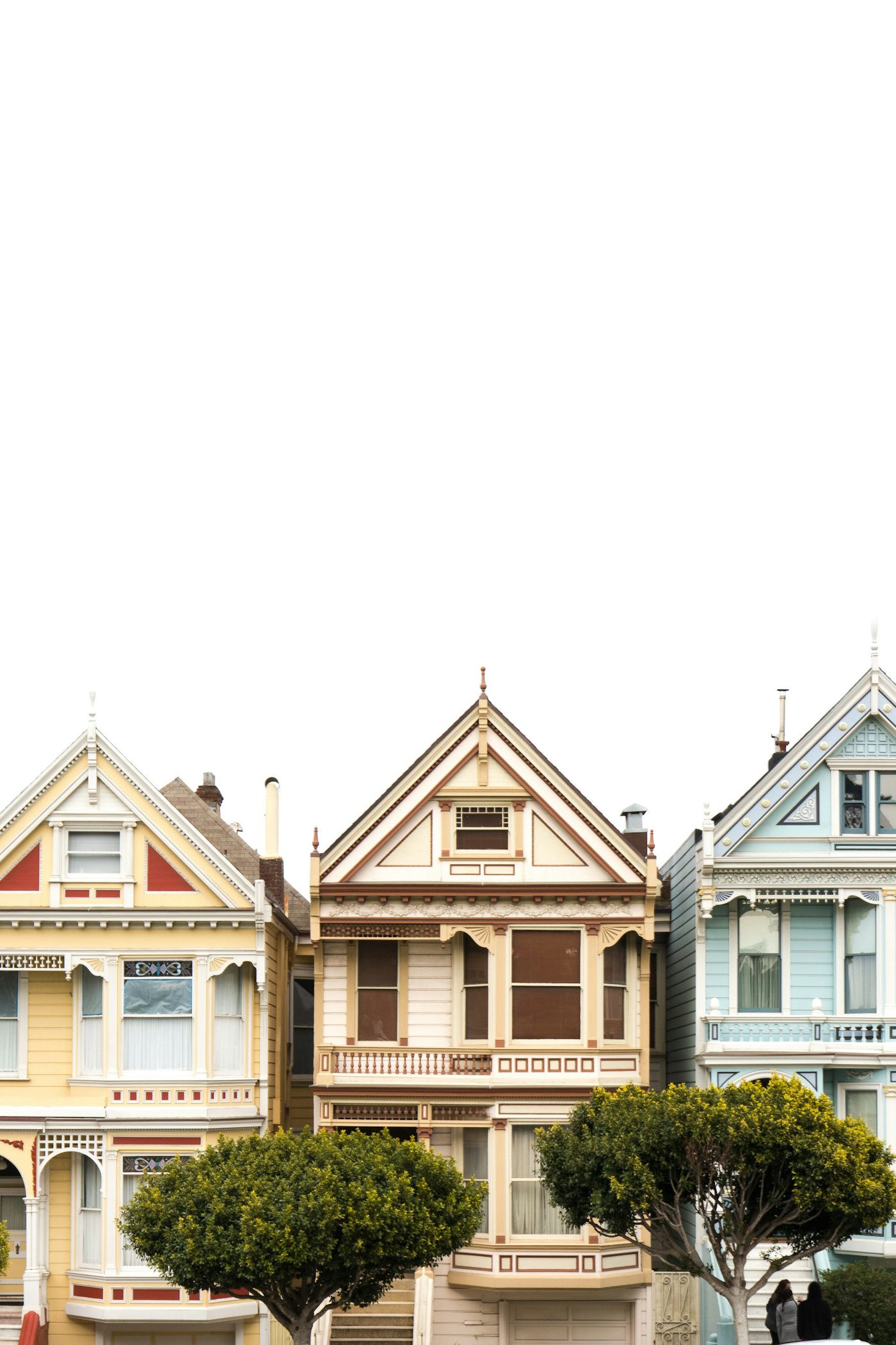Classic San Francisco Victorian homes